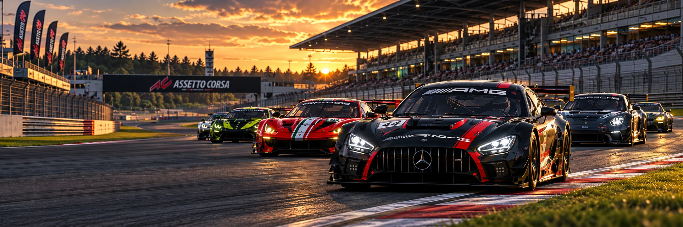 Live racing servers background